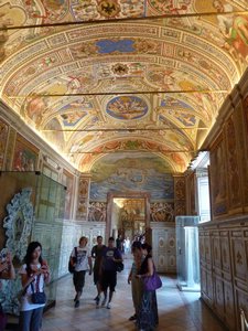 Halls leading into the Sistine Chapel
