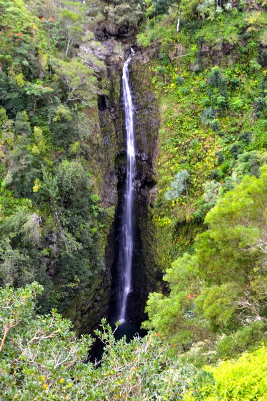 Puohokamoa Falls on the Hana Highway