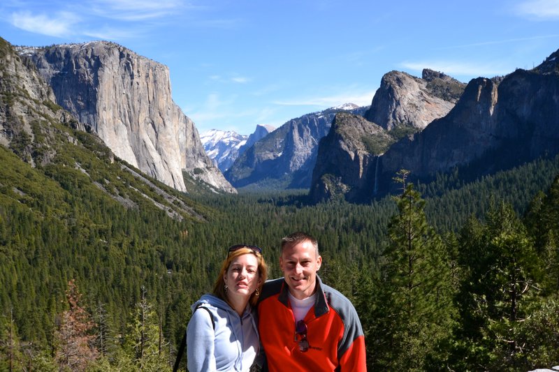 At the edge of Yosemite Valley