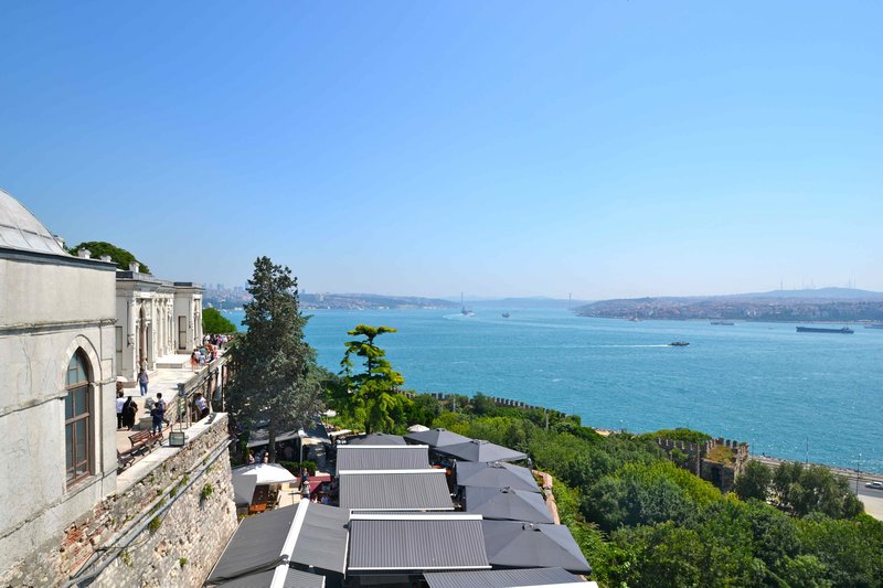 View of Bosphorus Strait from Topkapi Palace