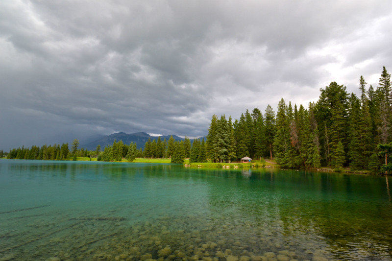 Beauvert Lake in Jasper