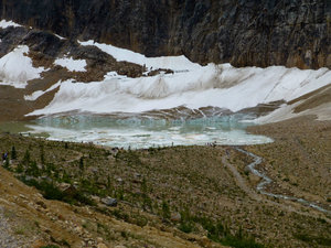 Glacier at Mount Edith Cavell