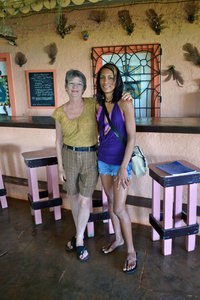 Nicole and Ruth celis at El Marinique hotel
