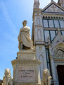 Dante outside Santa Croce