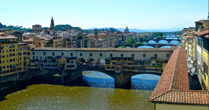 View of Ponte Vecchio from Uffizi
