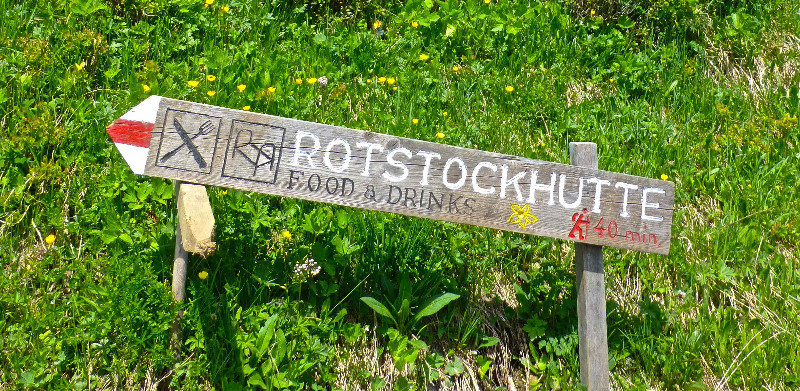 That way to Rotstockhutte