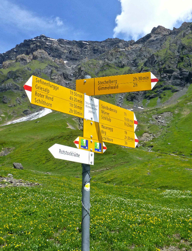 Follow the signs to Rotstockhutte