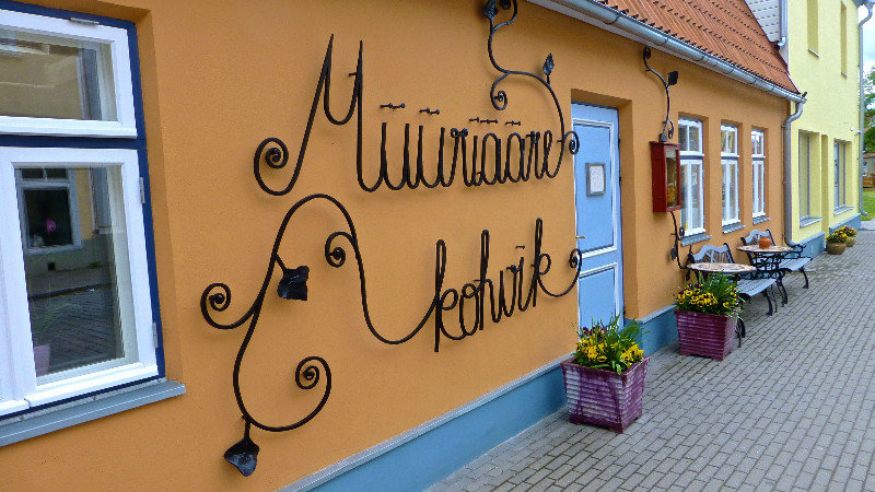 Eat here for lunch when in Haapsalu, Estonia