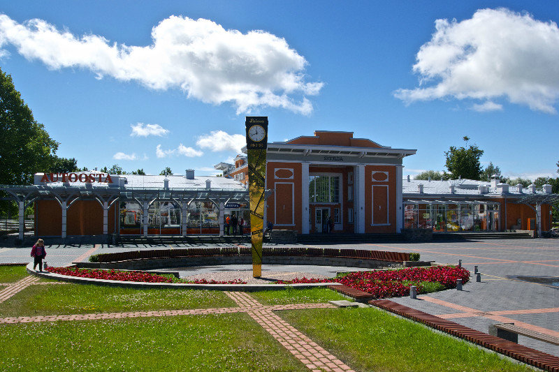 Train station in Sigulda, Latvia