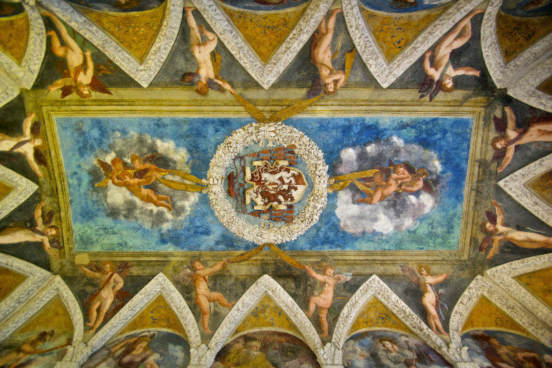 Ceiling in Buonconsiglio Castle, Trento