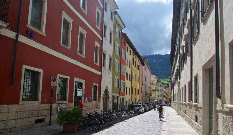 Enjoying the colors in Trento