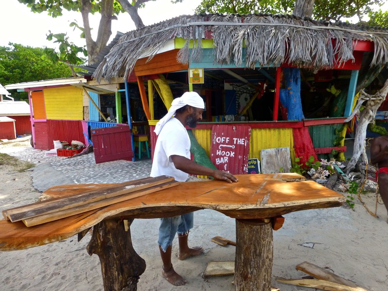 Off The Hook Bar on Paradise Beach, Carriacou
