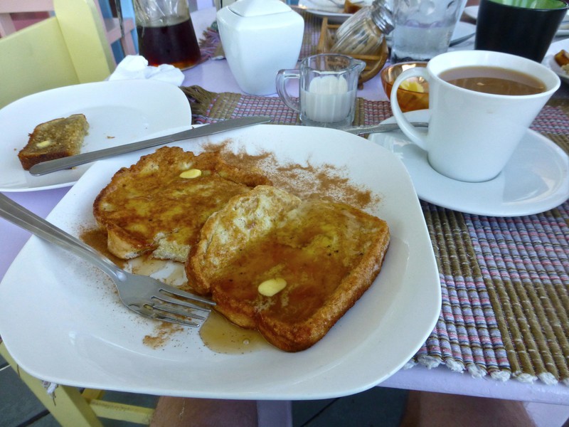 French Toast at Kayak Kafe