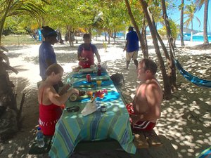 Lunch at Tobago Keys