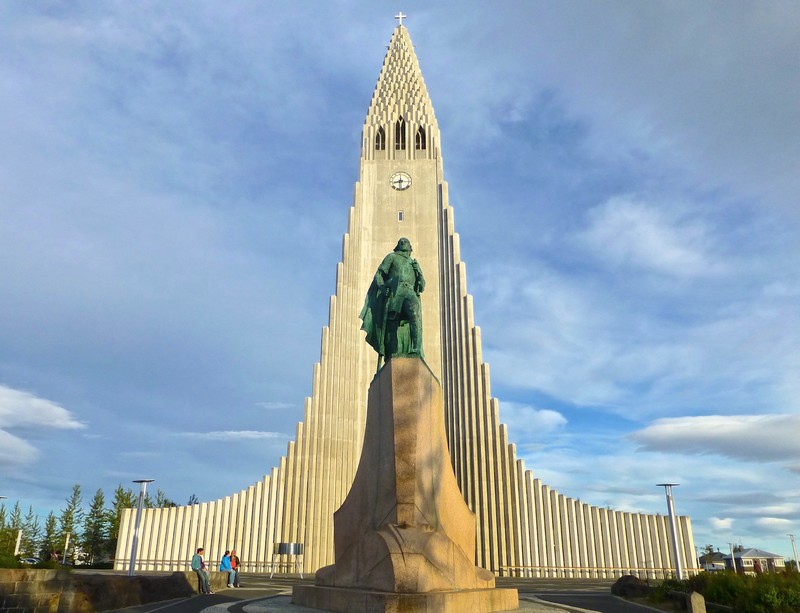 Hallgrímskirkja church in Reykjavik