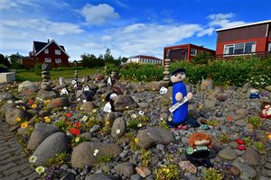 Typical front yard in Iceland :-)
