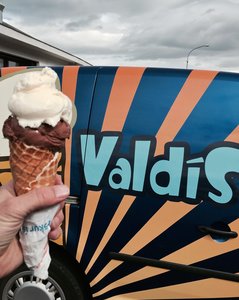 Valdis ice cream in Reykjavik