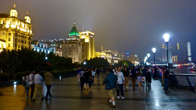 Walking on the Bund, Shanghai