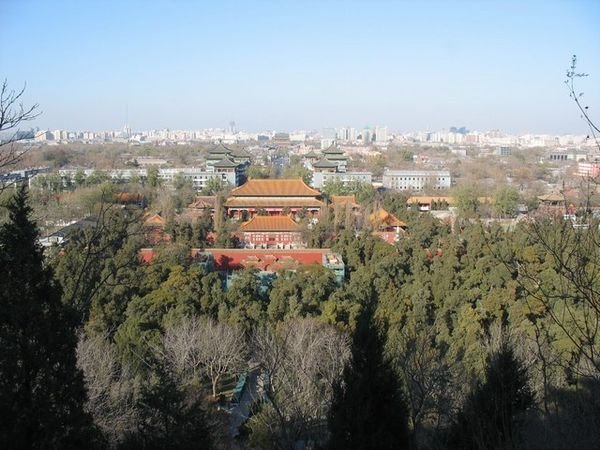 View of Beijing from Jingshan Park
