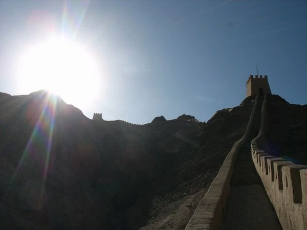 The other end of the Great Wall