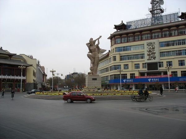 Dunhuang centre of town