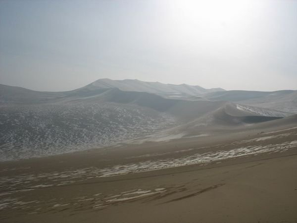 Snow in the dunes