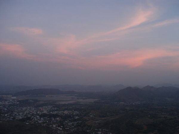 Lovely view from monsoon palace