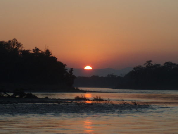 Sunset in Chitwan National Park