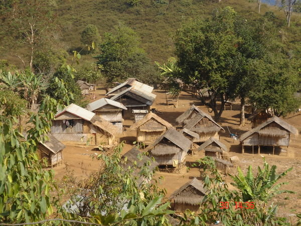 Approaching hill tribe village