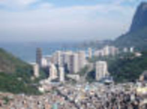 Looking down from Rocinha ....