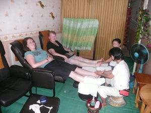 Enjoying our Thai Massages
