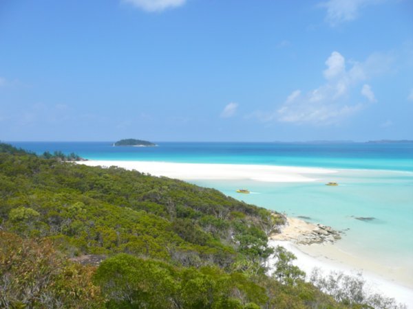 The beauty of Whitehaven Beach