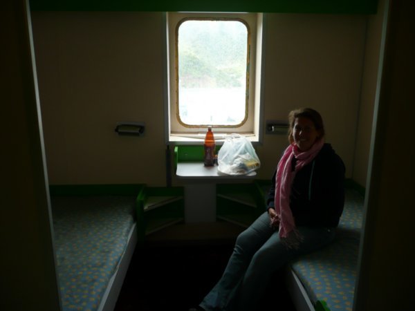 Our ferry cabin