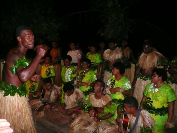 Villagers Performance at Manta Ray
