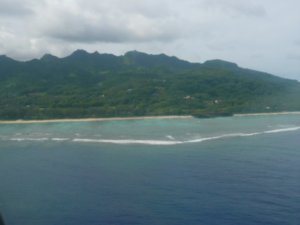 Raro from the air