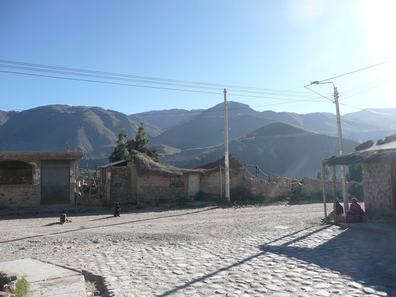 Town on the way to Colca