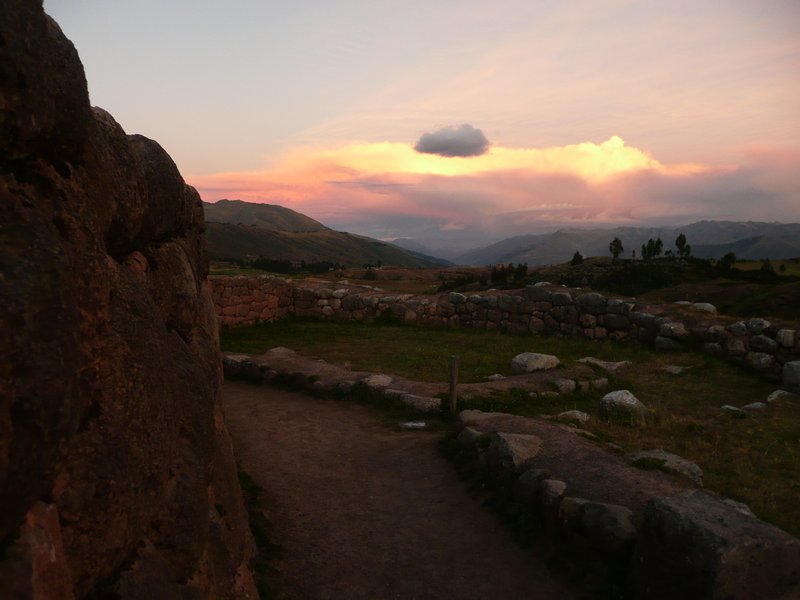 Our last Peruvian sunset