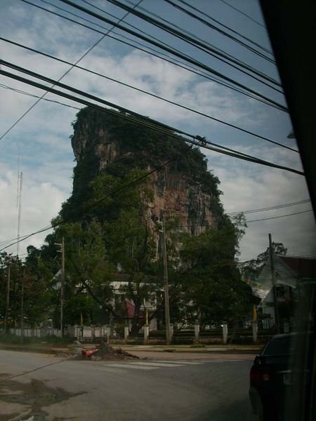 limestone cliff along phang na bay