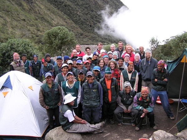 Guides, porters and trekkers