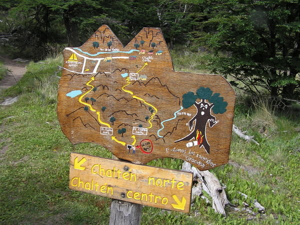 One of the many trails in the national park