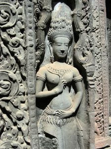 Temple detail, Angkor