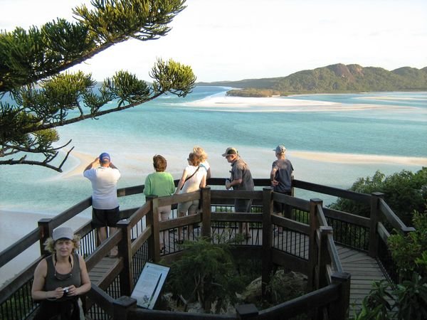Looking out to Whitehaven beach