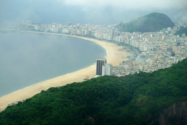 Copacabana Beach as seen from Sugar Loaf