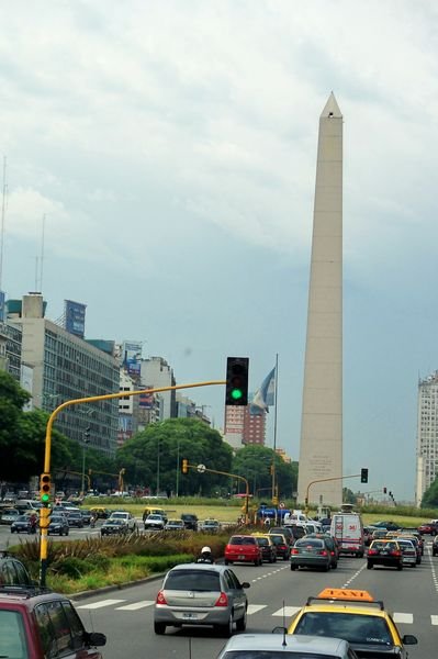 Buenos Aires:  obelisk commemorating the first 100 years of national government