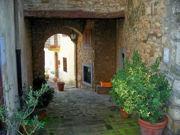 11th-century Tuscan village of Montefioralle