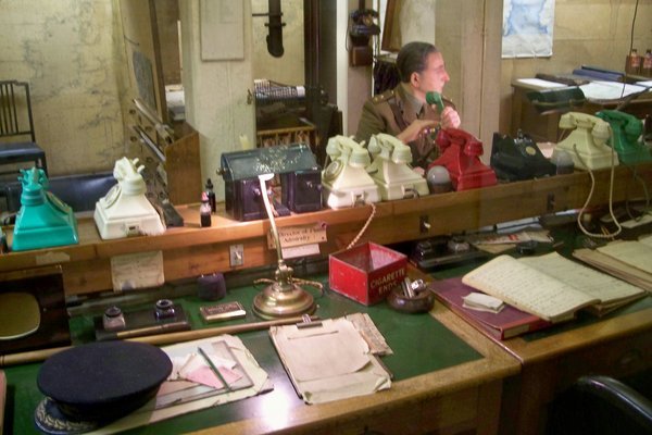Re-creation of the WWII Churchill War Rooms