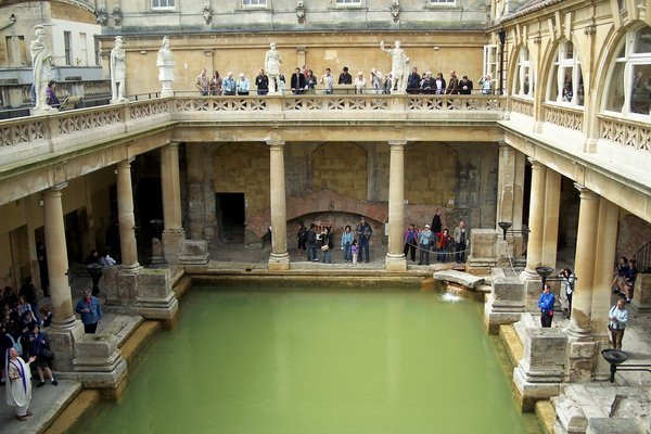 Roman baths in Bath, England