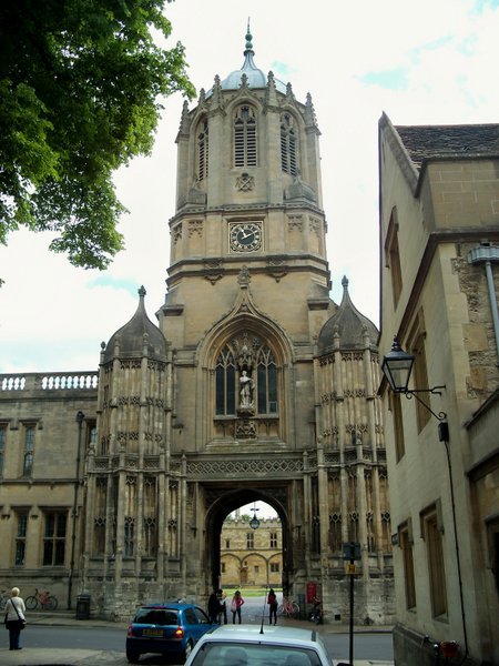 Entrance to Christchurch in Oxford