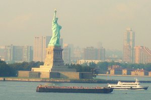 The "Lady" in New York harbor