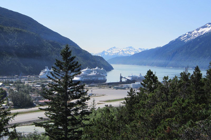 Skagway Nestled in the Chilkoot Mountains
